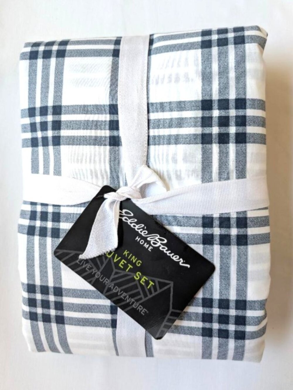 Eddie Bauer- King Duvet Cover Set 100% Cotton Bedding Set with Matching Shams